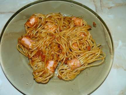 Virslis spagetti